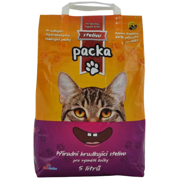 BALANIM Packa přírodní hrudkující stelivo pro domácí mazlíčky, 5 l