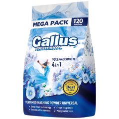 Gallus prací prášok, 120 dávok, 6,6 kg