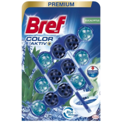 Bref Blue Aktive Eucalyptus, WC guličky, 3 × 50 g