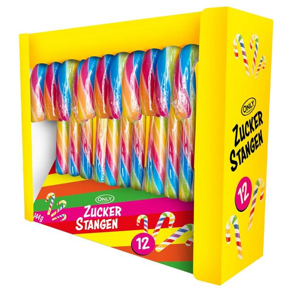 Candy Canes Rainbow vánoční lízátka 144 g Candy Canes Rainbow vánoční lízátka 144 g