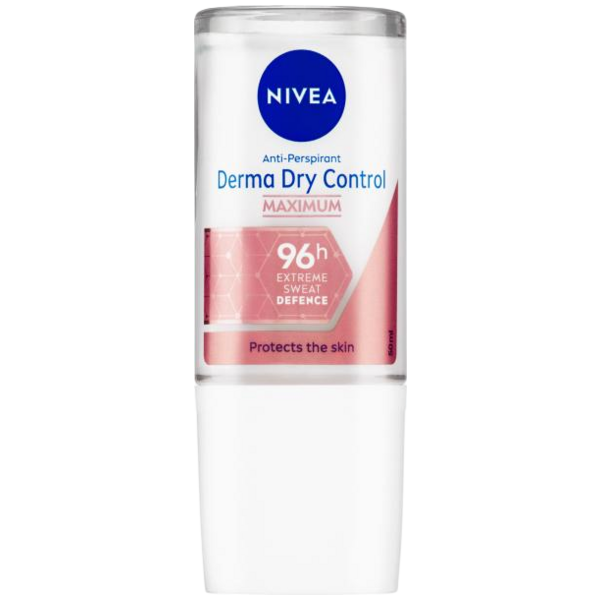 Nivea Derma Dry Control guličkový antiperspirant, 50 ml