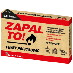 BALhome Zapal To, pevný podpalovač, 40 podpalů