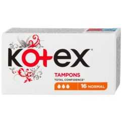 Kotex Normal tampóny, 16 ks