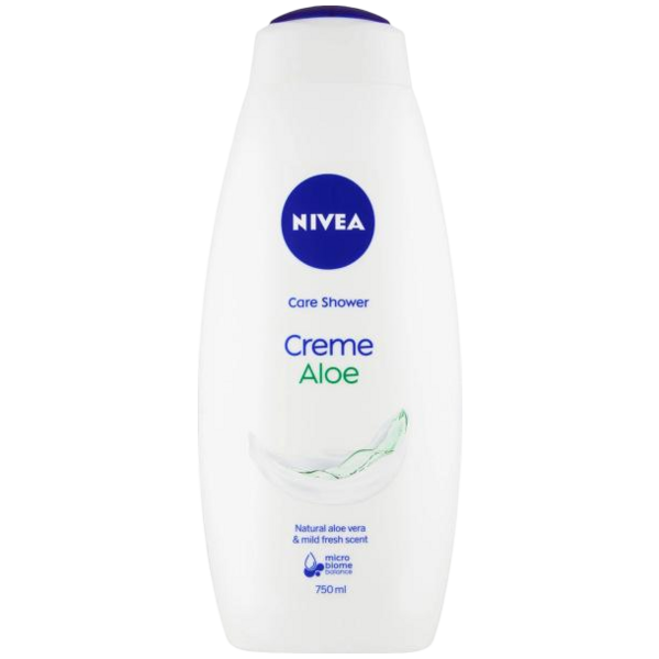 Nivea Creme Aloe pečující sprchový gel, 750 ml