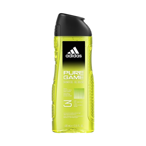 Adidas men 3v1 sprchový gel Pure Game 400 ml Adidas men 3v1 sprchový gel Pure Game 400 ml