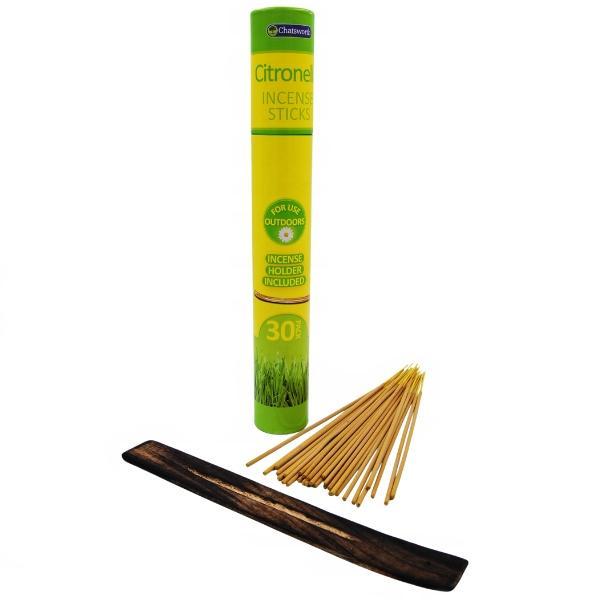Chatsworth Citronela vonné tyčinky proti komárům 30ks Chatsworth Citronela vonné tyčinky proti komárům 30ks