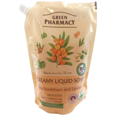 Green Pharmacy Rakytník a lípa tekuté mýdlo náhradní náplň 460 ml