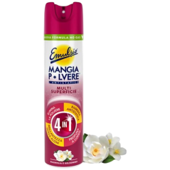 Emulsio Mangia Polvere Multi Superficie 4in1 Magnolia e Gelsomino 300 ml - Čisticí sprej na všechny druhy povrchů