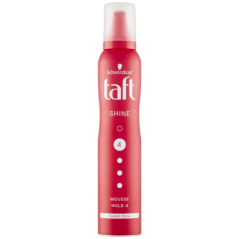 Taft Shine, pěnové tužidlo s mega silnou fixací, síla fixace 4, 200 ml