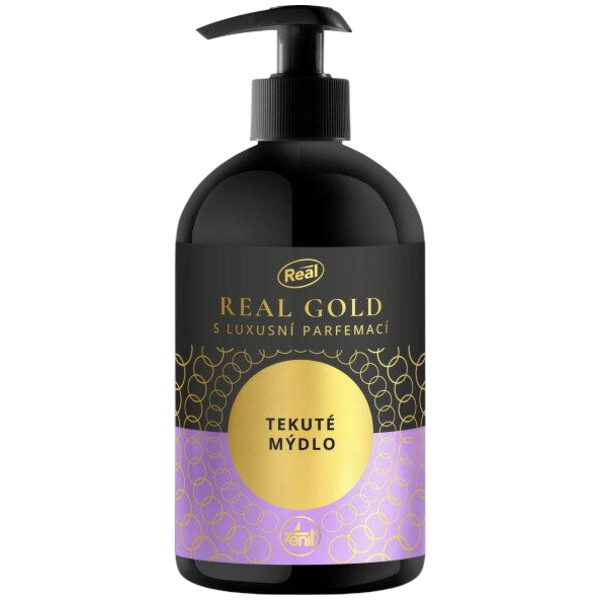 REAL GOLD Tekuté mýdlo s luxusní parfemací 500 g