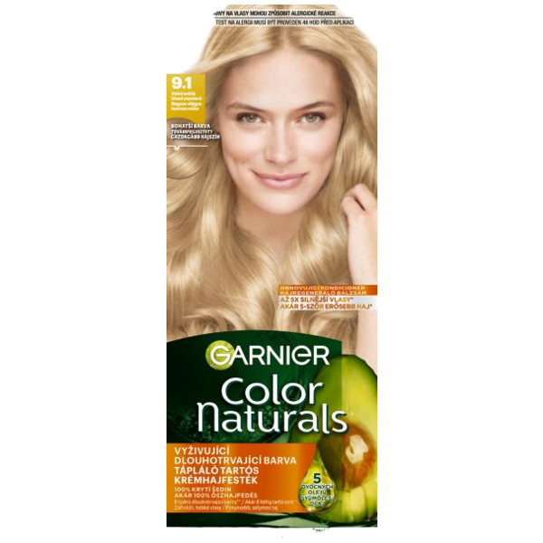 Garnier Color Naturals barva na vlasy, velmi světlá blond 9.1