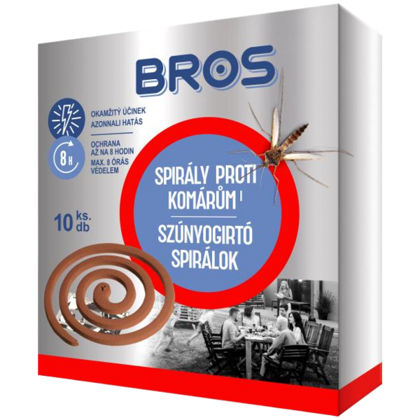 Bros Spirála proti létajícímu hmyzu, 10 ks Bros Spirála proti létajícímu hmyzu, 10 ks