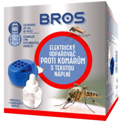 Bros Elektrický odpařovač proti komárům s tekutou náplní, 40 ml