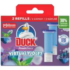 Duck WC blok Fresh Discs Virtual Violet, 2x 36 ml