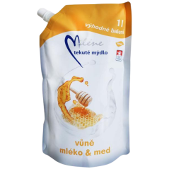 Miléne Mlieko a med tekuté mydlo, náplň, 1 l