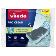 Vileda Pro Clean viskózna hubka na riad, 2 ks