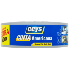 Ceys lepivá americká páska, strieborná 50 mm x 50 m