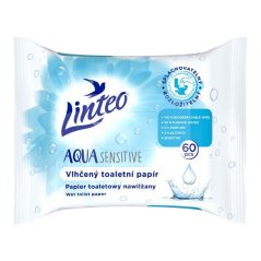 Linteo Aqua Sensitive vlhčený toaletný papier 60ks