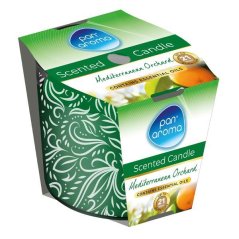 PanAroma dekorativní vonná svíčka Mediterranean Orchard 85g