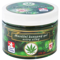 Konopný gel Cannabis 150 ml extra silný