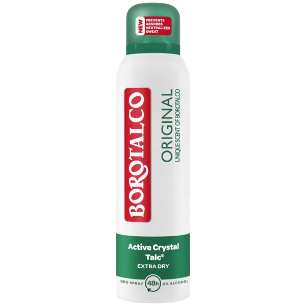 Borotalco Original deodorant bez alkoholu, 150 ml Borotalco Original deodorant bez alkoholu, 150 ml