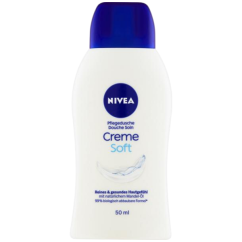 Nivea Creme Soft Pečující sprchový gel, 50 ml