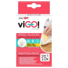 viGO! Rukavice vinylové S 10 ks