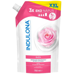 Indulona tekuté mýdlo Růže náhradní náplň, 750 ml