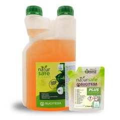 SUCITESA NATURSAFE CLEANER, na podlahy, vůně tráva, vanilka, balení 16x50ml sáček +lahev