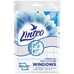 Linteo Švédská utěrka na okna a zrcadla, 40 × 30 cm, gramáž 300 g/m²
