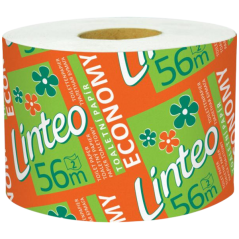 Linteo Economy toaletný papier 2vrstvý rola 448 útržkov, 56 metrov, 1 rola
