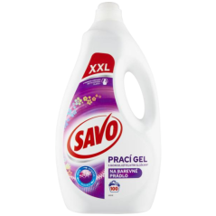 SAVO prací gel na barevné prádlo 100 praní, 5 l