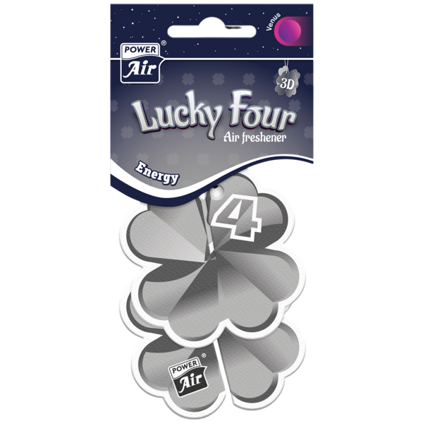3D papírový osvěžovač Lucky 4 - Energy 3D papírový osvěžovač Lucky 4 - Energy