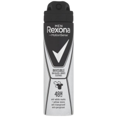 Rexona Men antiperspirant Invisible Black + White, 150 ml
