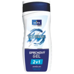Alpa Sport Star Refresh 2v1 osviežujúci sprchový a vlasový gél s vôňou mentolu 300 ml