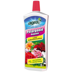 Agro kvapalné hnojivo pre pelargónie a iné balkónové kvety, 1 l