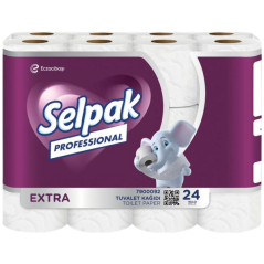 Selpak Professional Extra toaletný papier 2-vrstvový - 24rolí