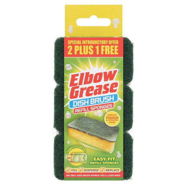 Elbow Grease náhradní houbičky na držák 3ks