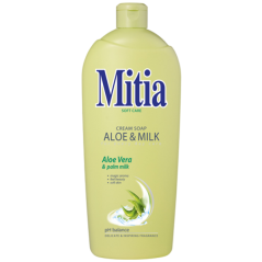 MITIA Aloe & Milk tekuté mýdlo, náplň, 1 l