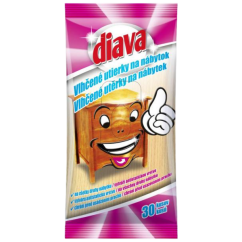 Diava vlhčené utěrky na nábytek, 30 ks