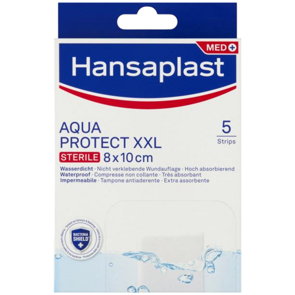 Hansaplast náplasti vodotěsné Aqua Protect XXL 5 ks