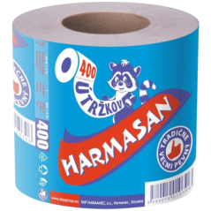 Harmasan 1vrstvý toaletný papier, rola 400 útržkov, 1 rola