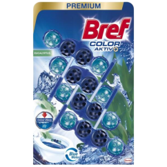 Bref Color Aktiv Eucalyptus tuhý WC blok, 4× 50 g