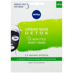 Nivea Urban Skin Detoxikační textilní maska, 1 ks