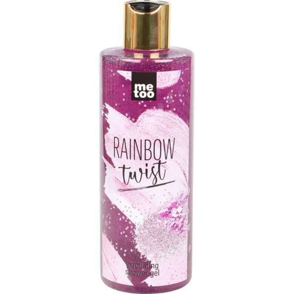 ME TOO peelingový sprchový gel Rainbow Twist 500 ml