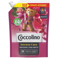 Coccolino italská aviváž v eko balení Fiori di Tiaré & Frutti Rossi 600ml 26PD