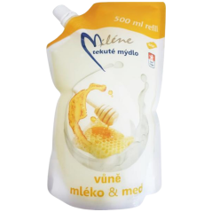 Miléne Mléko a med tekuté mýdlo, náplň, 500 ml