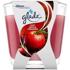 Glade sviečka voňavá Decor Cosy Apple & Cinnamon, 70 g