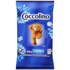 Coccolino Fresh Sky vlhčené ubrousky do sušičky 20 ks