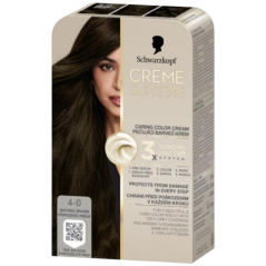 Schwarzkopf Creme Supreme farba na vlasy 4-0 prirodzená hnedá 60 ml